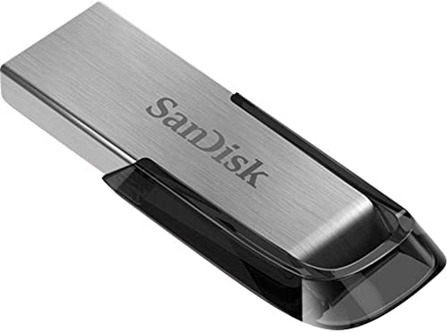SanDisk Ultra Flair 256GB USB 3.0 Flash Drive, USB Stick, memory stick with transfer speeds up to 150MB/s Read, Durable, Sleek Metal Casing, Silver/Black