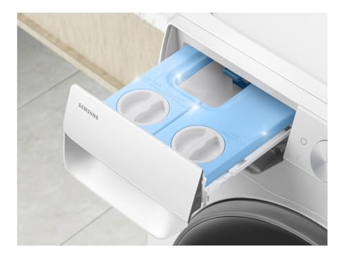 Samsung Series 6 AI Energy Washing Machine, 9kg, 1400rpm, White, WW90DG6U25LEU1