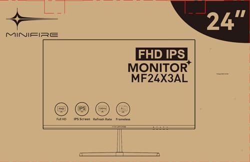 Minifire 27 Inch Gaming Monitor, 180Hz, Curved Gaming Monitor, Built in Speaker, Crosshair, 1Ms, sRGB130%, FHD 1080P Computer Screen, VESA Compatible, Eye Care Adaptive Sync HDMI＆DP Prots （MFG27C1 ）