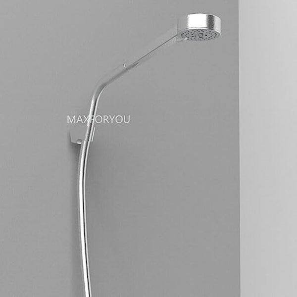 Maxforyou Curved Forward 20cm Universal G1/2" Handheld Shower Extra Hose Pipe for Shower Head and Hose Extension Arm