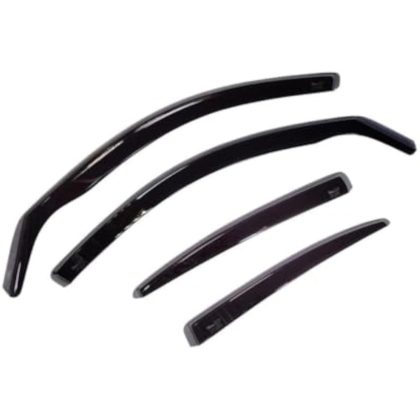 HEKO-15226 Front Rear Wind Deflectors Fits Ford Focus 2004 on 2010 5-Door Hatchback (4 Pieces)