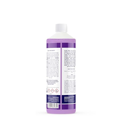 Purple Magic - All Purpose Outdoor Path and Patio Cleaner | Concentrated Mould, Mildew, Lichen, Algae Remover | Decking, Driveways, Rooftops, Spray & Leave Cleaner (Up to 150m2 coverage) - 2.5 Litre