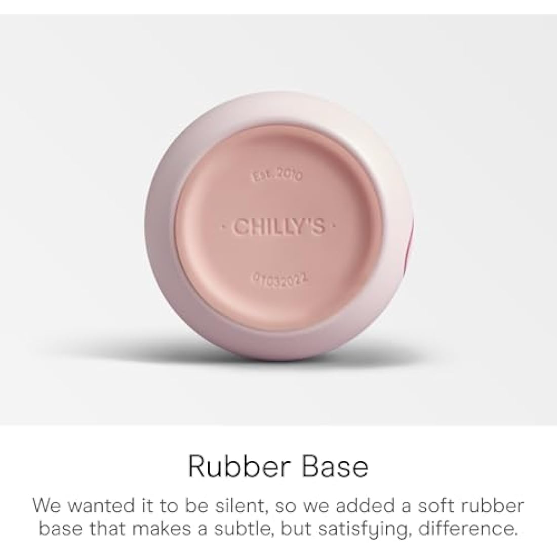 Chilly's Series 2 Water Bottle - Stainless Steel Thermal Bottles with Double Wall Vacuum, Soft Collar & Carry Loop - 24hrs Cold, 12hrs Hot - For Office, Home & Travel - Available in 350ml, 500ml & 1L