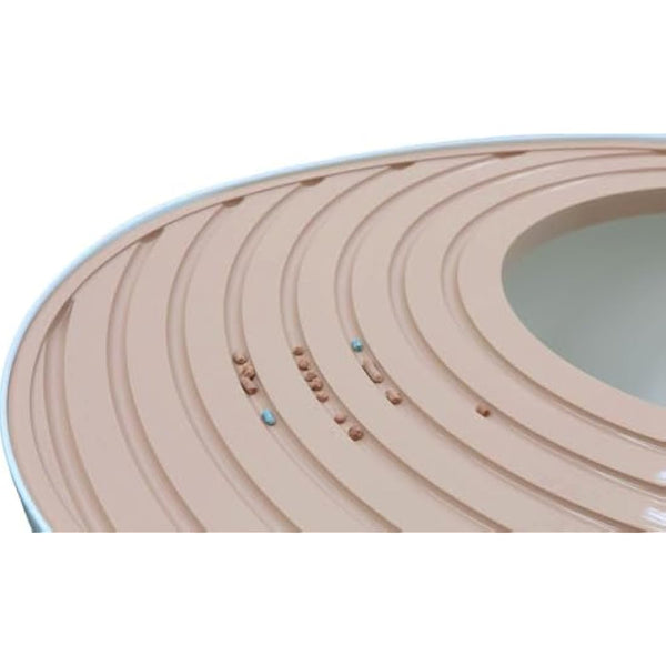 Iris Ohyama Cat Litter Box with Scoop, Up to 7kg, Beige, Top Entry, Cat Litter Tray, Enclosed, For Kitten, High Sided, Hooded, Large, Jumbo, BPA Free, Deep, Easy to Clean, PUNT-530