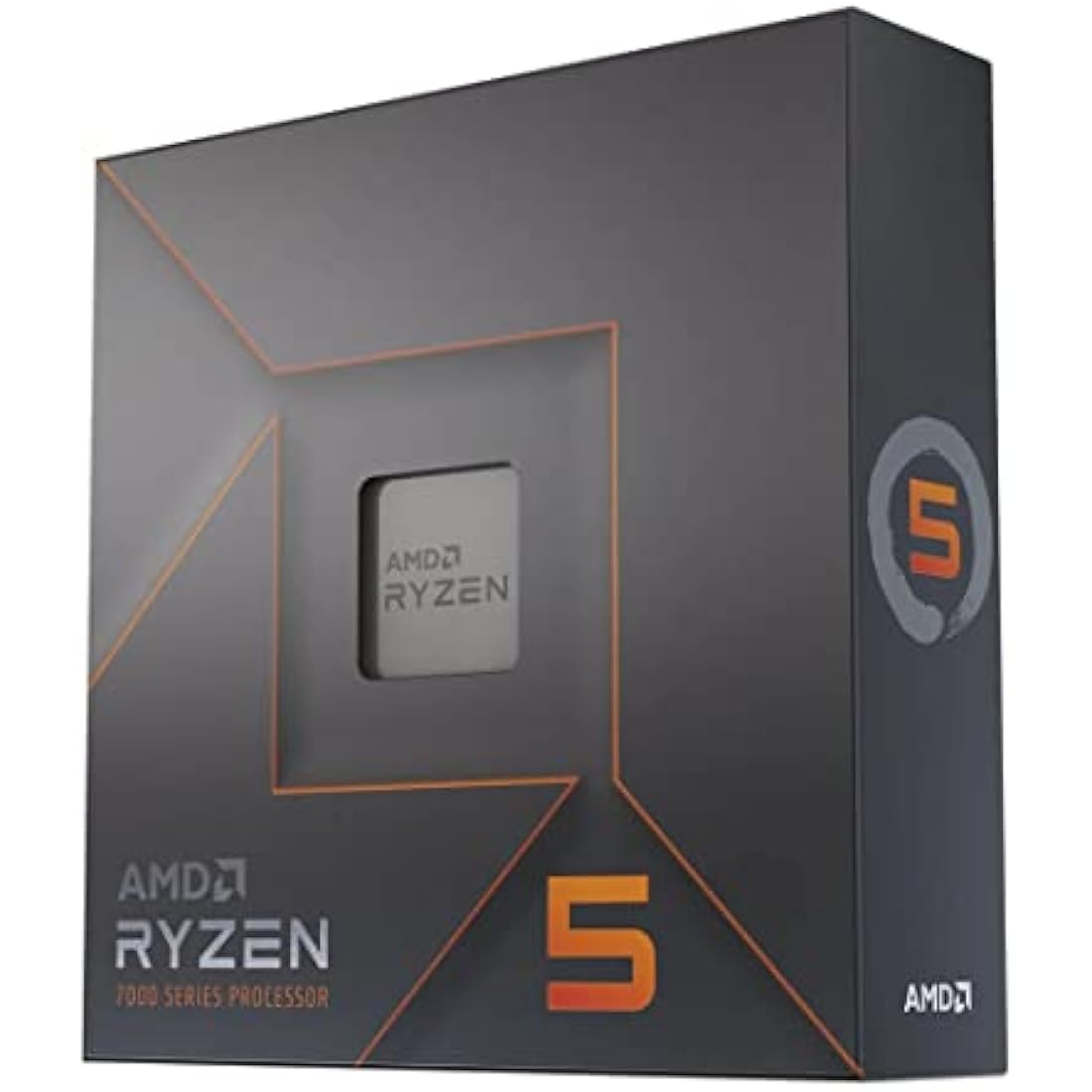 AMD Ryzensets 5 7600X Processor (integrated radeon graphics, 6 cores/12 threads, 105W TDP, AM5 socket, 38MB cache, up to 5.3 GHz max boost, no cooler)