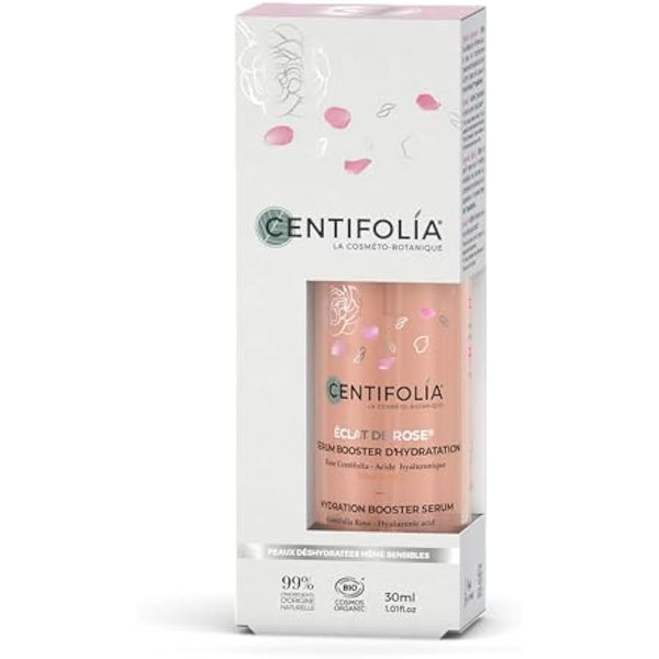 Centifolia Éclat de Rose Hydratation Sérum Booster d'Hydratation 30ml Bio Pour Peau Normale, Peau Sèche