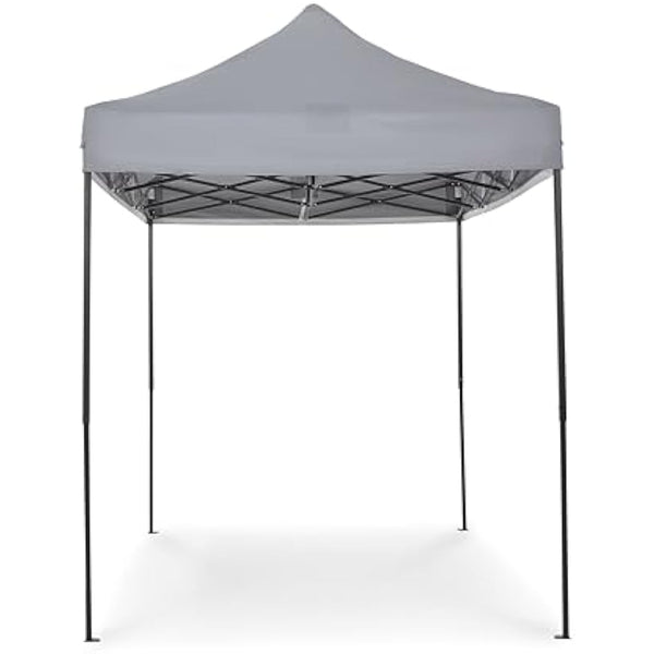 All Seasons Gazebos, 3x2m Heavy Duty Fully Waterproof, Premium Pop Up Gazebo + Carry Bag and Weights (Metallic Grey)