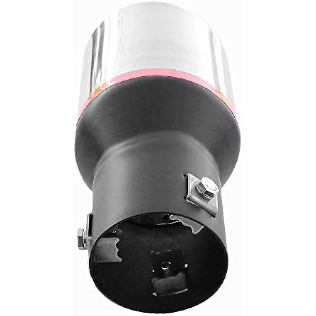 Single Exhaust Tip Performance Sport Muffler Universal Trim Tail End Pipe Stainless Steel Chrome
