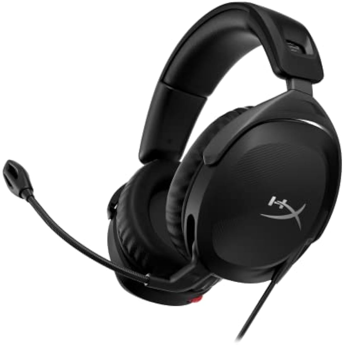 HYPERX 519T1AA Cloud Stinger 2 – Lightweight over-ear headset with mic, Swivel-to-mute function, 50mm drivers, PC Compatible, Black