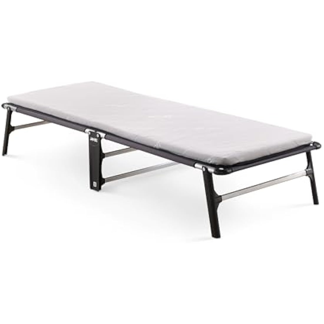 Jay-Be Folding Bed with Comfort Mattress - Single, Black