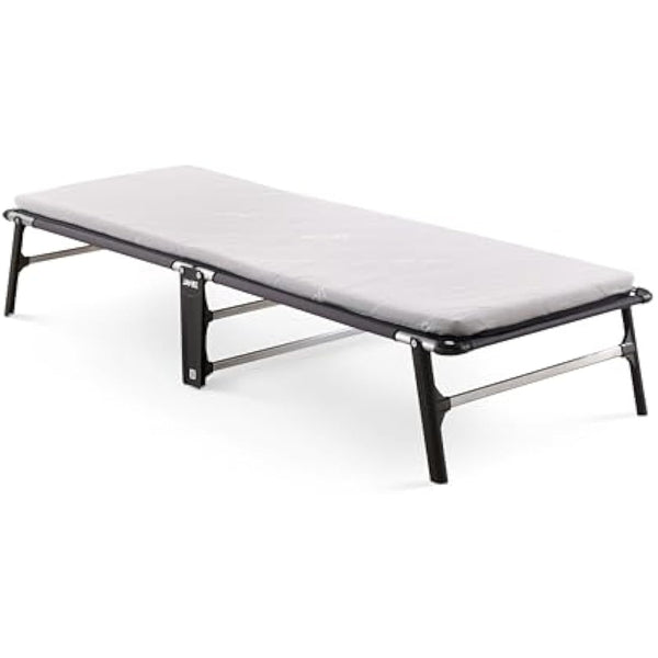 Jay-Be Folding Bed with Comfort Mattress - Single, Black