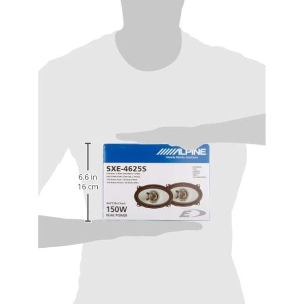 Alpine SXE 4625 S Car Loudspeaker, 60W, black