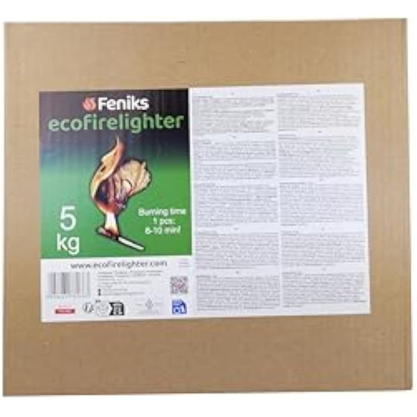 Feniks Firelighters 500pcs. in the box, For Fireplace, Stoves, Barbecues and Campfires