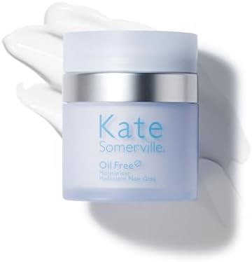 Kate Somerville Oil Free Moisturiser - Clinically Formulated for Oily Skin - Lightweight, Non-Greasy, Fast-Absorbing, Hydrating Daily Face Cream, 50ml