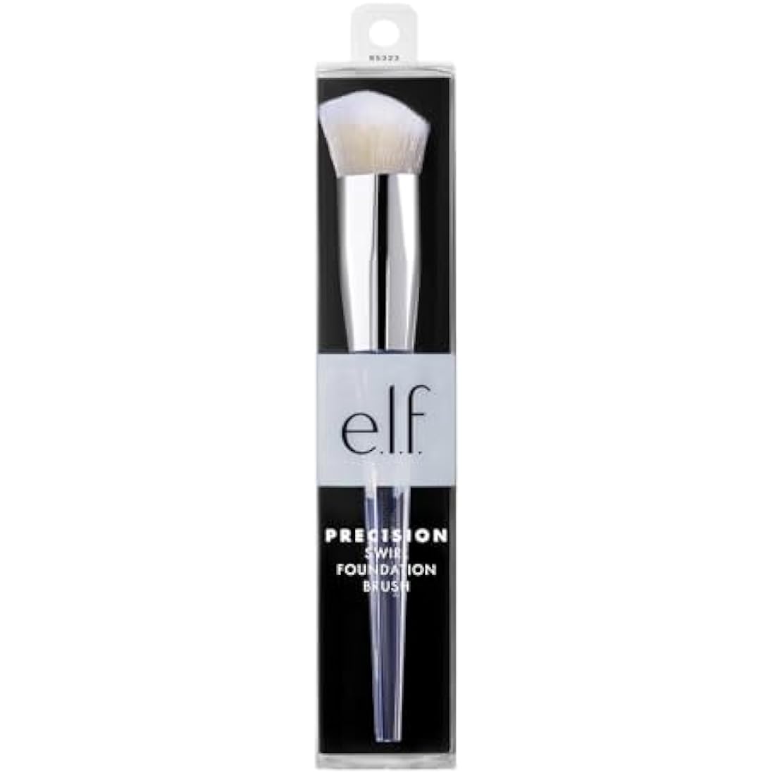 e.l.f, Precision Foundation Swirl Brush, Soft, Synthetic, Dense, Versatile, Blends, Corrects, Conceals, Smooths, Easy To Clean (85323)