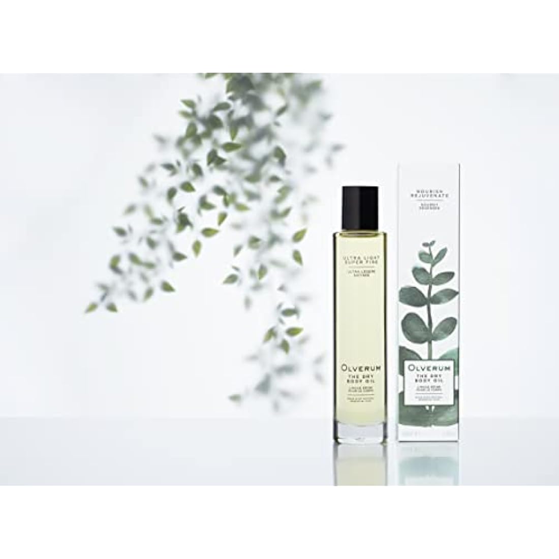 Olverum The Dry Body Oil - Luxury Dry Skin Smoothing 100ml Spray - Blend of Botanical and Essential Oils - Ethically Sourced Collagen And Hyaluronic Acid Boost for Women & Men (100ML)