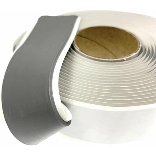 W4 Mastic Sealing Strip for Caravans & Motorhomesmm – Grey 32mm Weatherproof Sealant for Overlap Joints, Awning Rails, Roof-Lights, Window Surrounds & External Trims, Durable & Easy to Apply