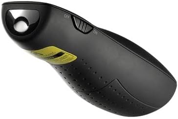 Logitech R400 Wireless Presentation Remote, 2.4 GHz, USB-Receiver, Red Laser Pointer, 15-Meter Operating Range, 6 Buttons, Intuitive Slideshow Control, Battery Indicator, PC - Black