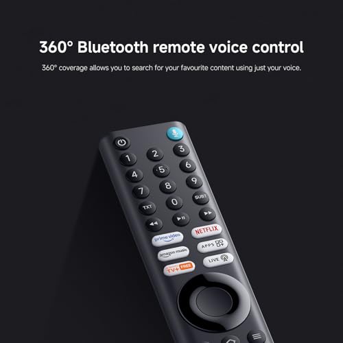 XIAOMI TV F Pro 75, 75 Inches (190 cm), 4K UHD QLED, Smart TV, Fire TV, HDR10+, Game Boost mode 120Hz, MEMC, Alexa Voice Control, 2GB+32GB, Works with Apple AirPlay