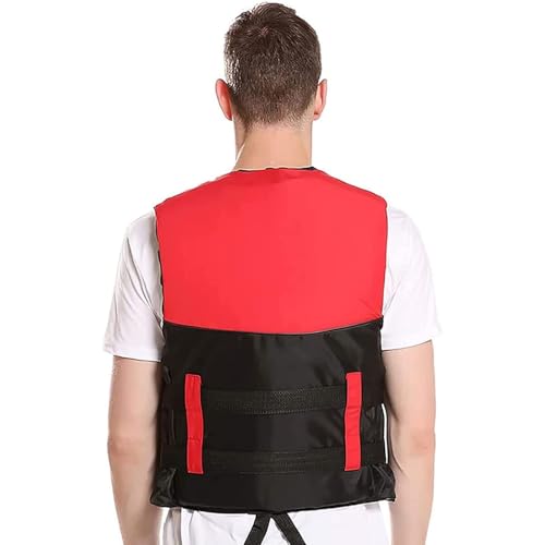 Swim Jacket - Paddle Board Life Jacket for Adult Adjustable Buoyancy Aids Swim Safety Snorkeling Vest for Kayaking Floatation Device Surfing Outdoor WaterSports(Blue,XL)