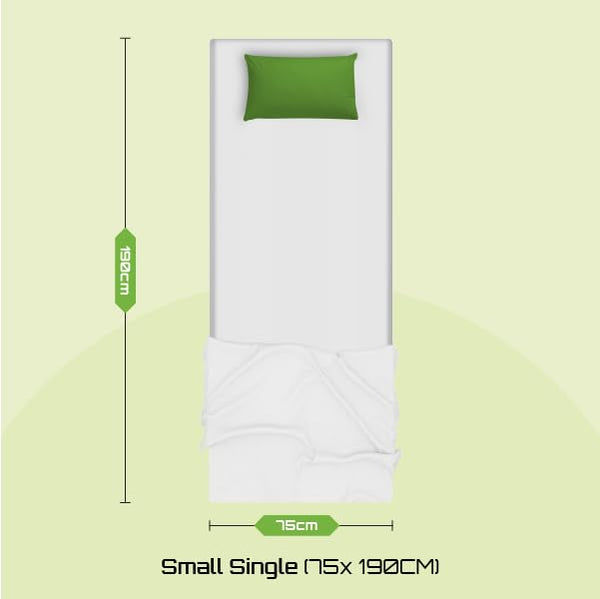 Starlight Beds Essentials Jump n Tac Small Single Memory Foam Mattress with Springs. 7.5 Inch Hybrid 2ft6 Budget Mattress. Soft, Grey Border (75 x 190