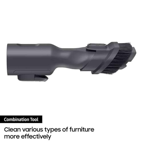 Samsung Jet 95 Pro 210W Cordless Stick Vacuum Cleaner with Pet Tool+ & spray spinning sweeper, Powerful cleaning, 60 mins Run time, Light weight design, VS20C9547TB/EU