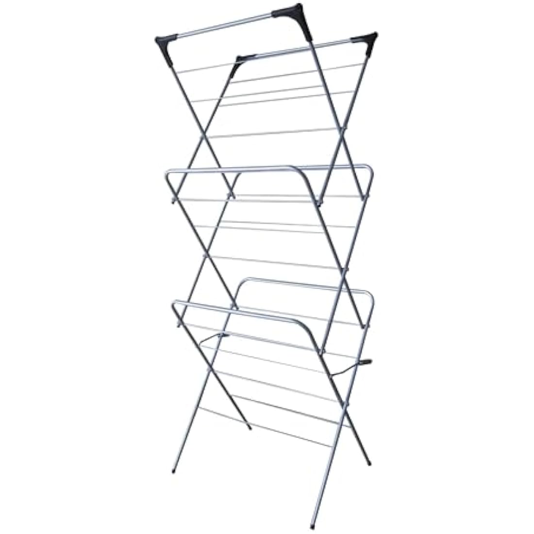Haden 3 Tier Foldable Clothes Airer - Lightweight And Sturdy Drying Rack, Indoor And Outdoor Use, Compact, Durable, And Easy Storage For Small Spaces, Affordable Airers Clothes Indoor Foldable