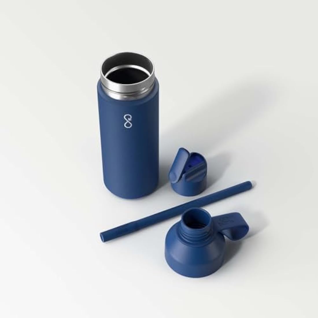 Ocean Bottle - Go Recycled Stainless Steel Water Bottle - Environmentally Friendly & Reusable - Sea Blue - 500ml