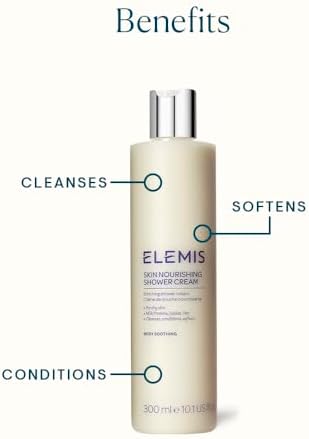 ELEMIS Mayfair No.9 Hand & Body Lotion, Nourishing Shower Cream & Body Wash – Hydrating, Nourishing Skincare for Soft, Smooth Skin 300ml