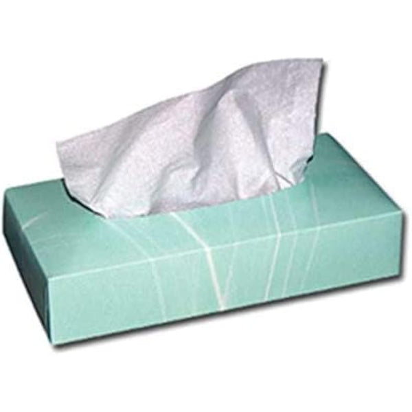 6 x Boxes Ultra Soft Facial Tissue | Luxurious 100 White Facial Family | Bulk Pure Virgin TISSUES | 100 FIL 2PLY | Tissue for Dental Medical Home Cleaning from Pasha81 Ltd