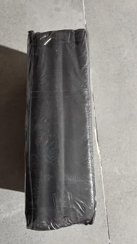 Cekene Large Outdoor Rug Waterproof Black 245x305cm Patio Rugs Reversible RV Camping Mat Lightweight Plastic Portable Outdoor Carpet for Picnic Porch Deck Backyard BBQ Beach