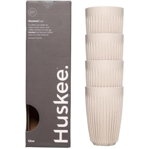 Huskee - HuskeeCup (4-Pack) (Natural, 12oz)