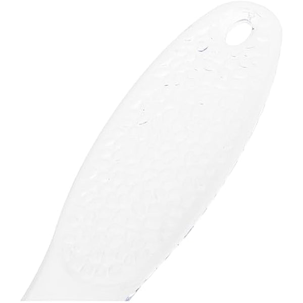 iDesign Shower Squeegee with Strong Suction Cup, Small Plastic Window Squeegee for Shower and Cleaning, Practical Shower Screen Wiper with Wide Rubber Lip, Clear