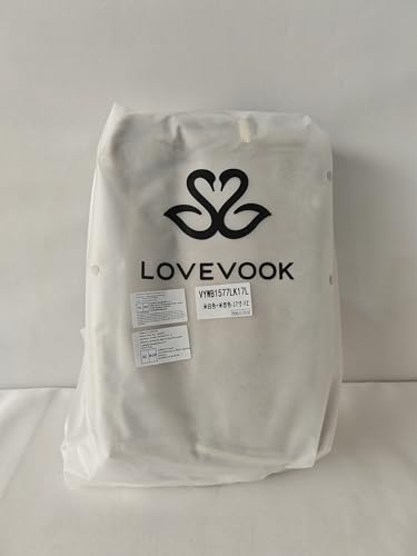 LOVEVOOK Laptop Backpack Women 15.6 inch, Work Bags for Womens, School Computer Bag with USB Port for Business College Travel, Rucksack for Teacher Nurse,BeigeGrey