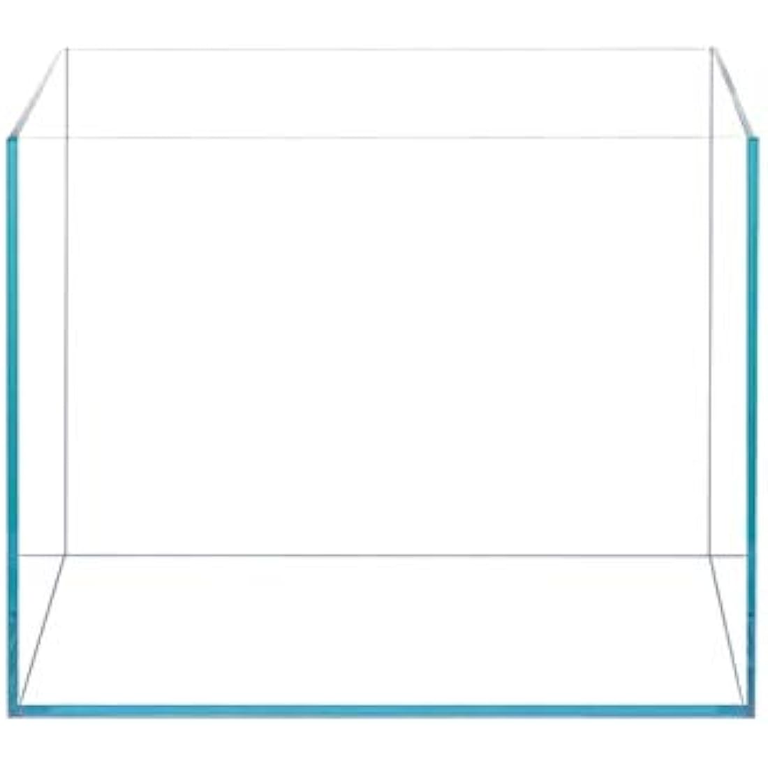 7 Litre Rimless Low Iron Glass Aquarium Tank (7.8" L × 7.8" W × 7.8" H / 20cm x 20cm x 20cm), Thickness Standard Jointed