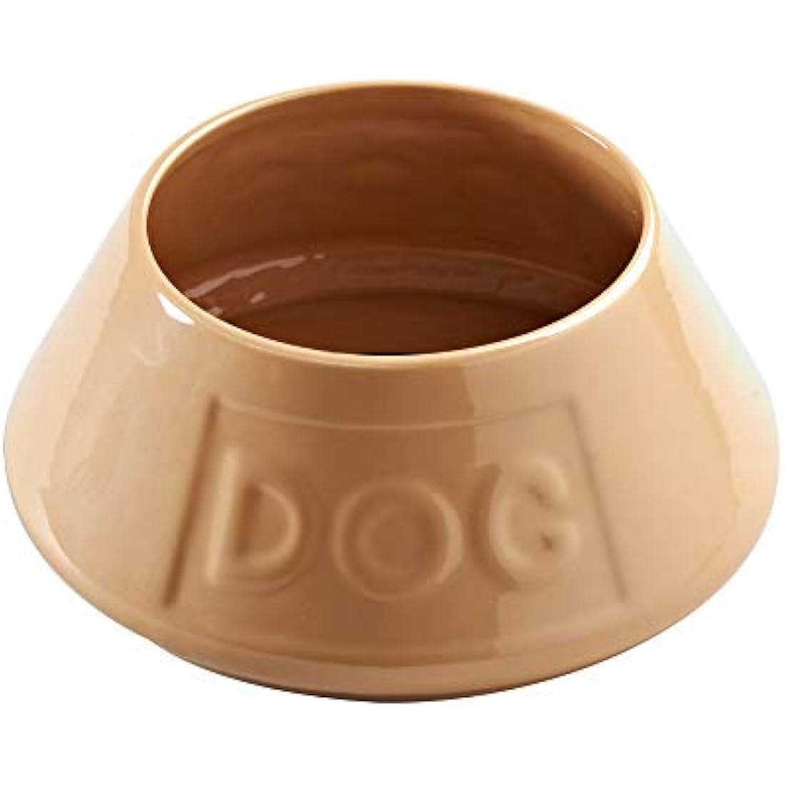 Mason Cash Cane Non Tip Lettered Stoneware Dog Bowl, 21 cm