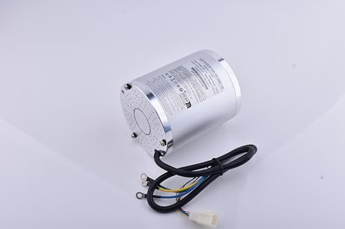 Kunray 48V 2000W Electric Go Kart Motor 4300RPM Electric Motor Kit High Speed Brushless DC Motor with 3 Speed Twist Throttle, Electric Dirt Bike Motor, for Scooter Motorcycle DIY Part (No Bracket)