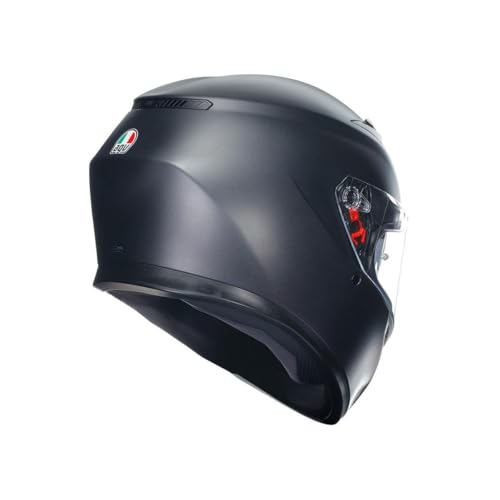 AGV K3 Full Face ECE 22.06 Motorcycle Helmet - Plain, Matt Black