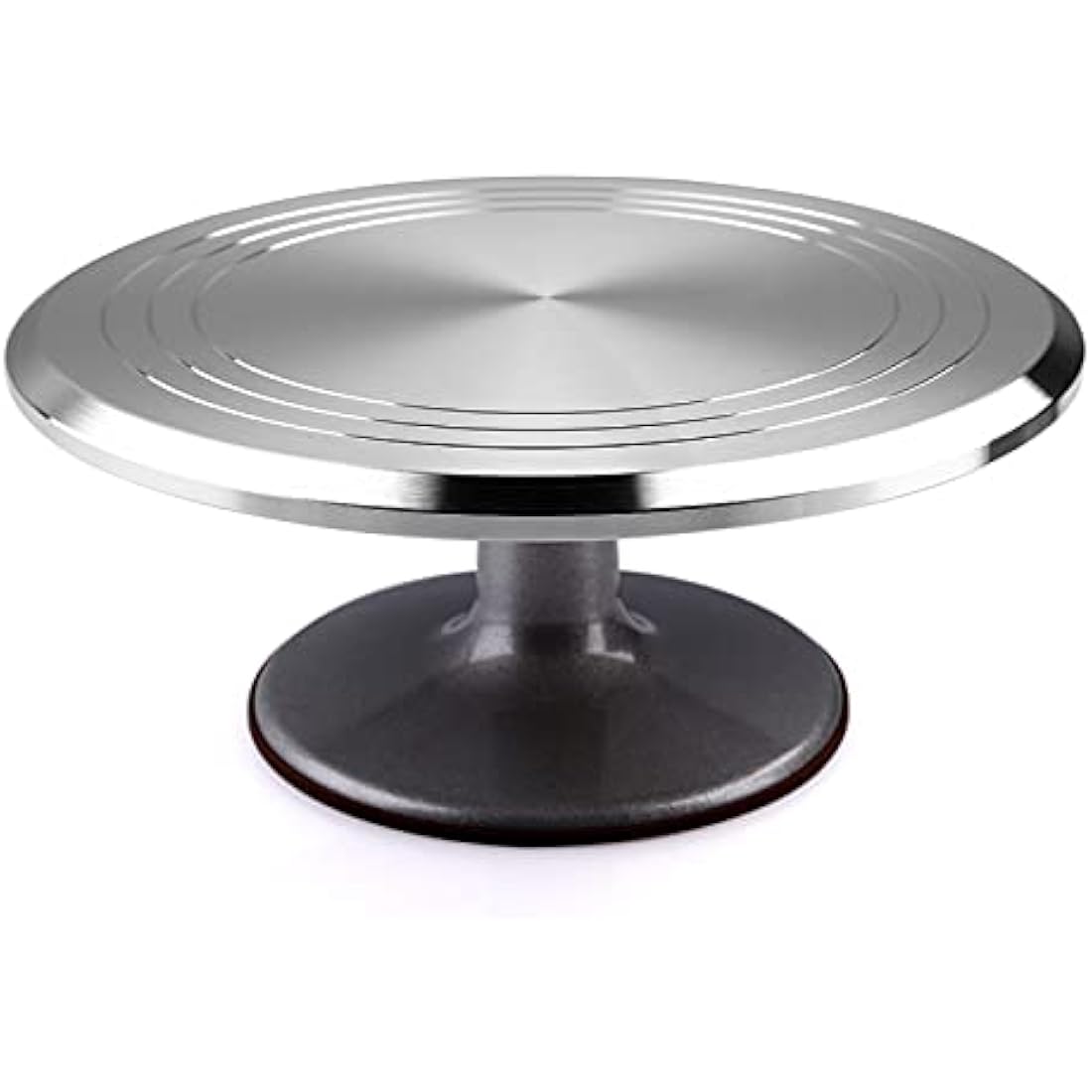 12 Inch Rotating Cake Turntable, Aluminium Alloy Revolving Cake Stand for Cake, Cupcake Decorating Supplies