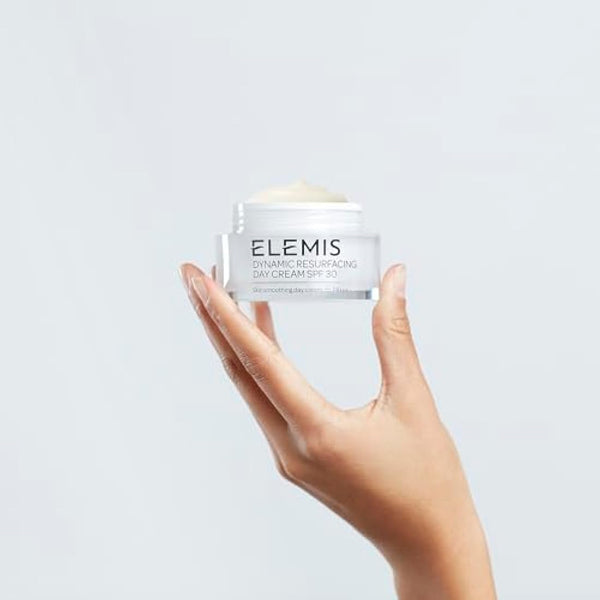 ELEMIS Dynamic Resurfacing Day Cream SPF 30 – 50ml Anti-Wrinkle Gel Moisturiser – Tri-Enzyme Formula for Skin Renewal – Lightweight Hydration with UVA/UVB Protection & Antioxidants