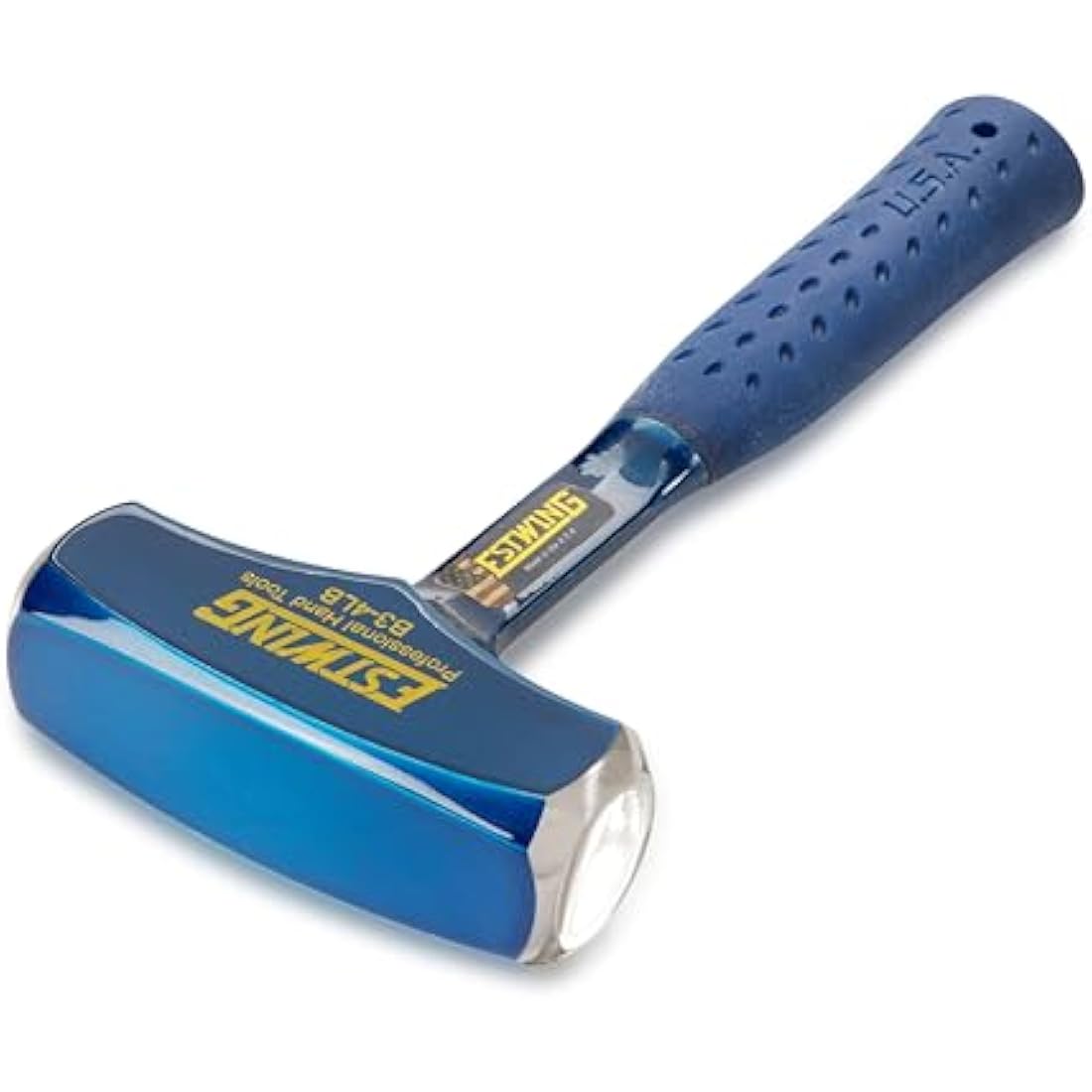 Estwing - B34LB Drilling/Crack Hammer - 4-Pound Sledge with Forged Steel Construction & Shock Reduction Grip - B3-4LB