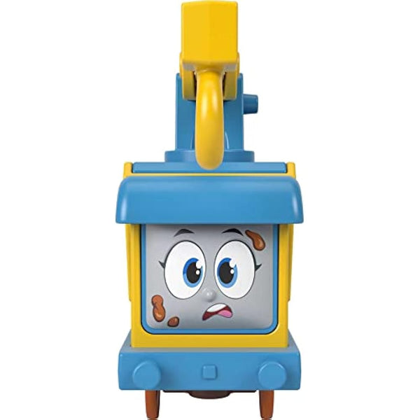 Fisher-Price Thomas & Friends Fix ‘em Up Friends motorized vehicle set with toy train engine and crane for kids ages 3 years and up, HHN43