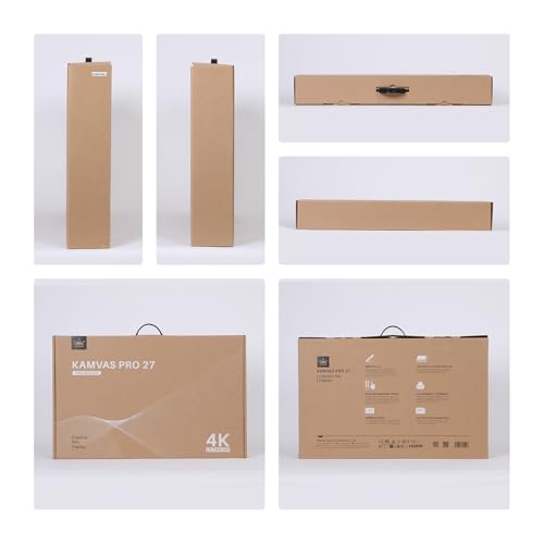 HUION Kamvas Pro 16(4K) UHD Graphic Tablet with Screen, 15.6-inch Monitor Full-Laminated Anti-Glare, Tilt Function 8192 Battery-Free Stylus PW517 for PC, Mac, Android