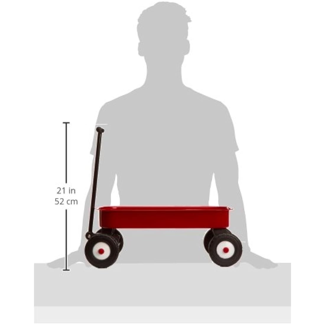 GoKi 14060 Pull-Along Cart, Red, 4 Years