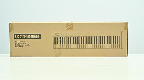 OYAYO 88 Key Digital Piano Full Size Semi-Weighted Keys, Complete Bundle Includes Double X Stand, Travel Bag, Touch Sensitivity Portable Keyboard for Beginners and Musicians on the Road