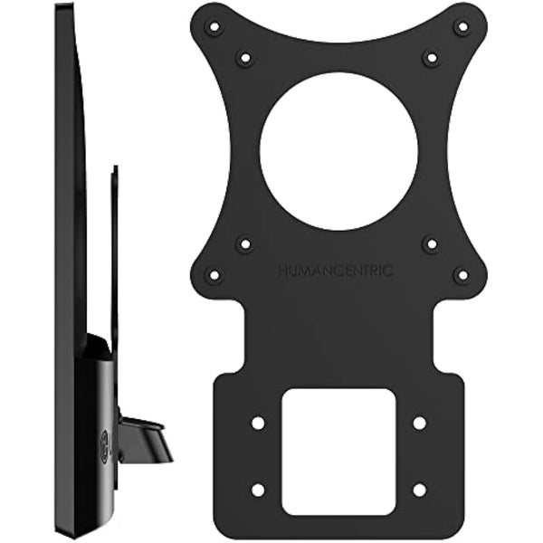 HumanCentric VESA Mount Adapter Compatible with LG Monitors 24MP58VQ, 24MP58VQ-P, 24MP59HT, 24MP59HT-P, and 24MP60VQ, Mounts Monitor to VESA Stand, Arm or Desk Mount with 75x75 or 100x100 mm Pattern
