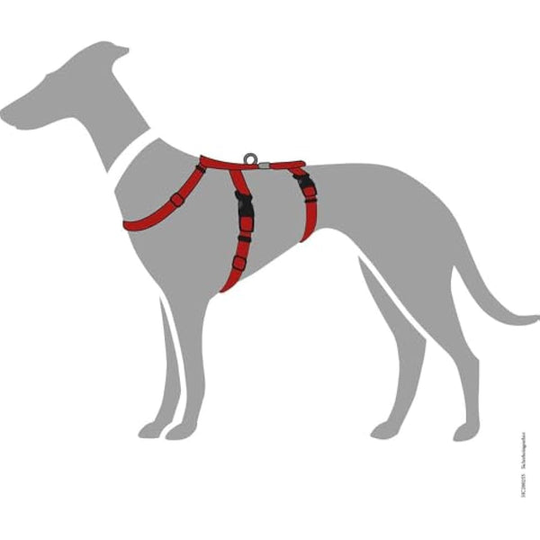 HUNTER Escape-proof harness Vario Rapid, L brown, Nylon