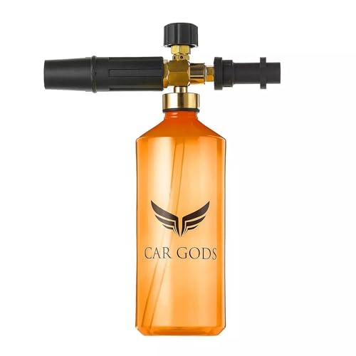 Car Gods Snow Foam Cannon/Lance - High Density Foaming Capabilities - Holds Up To 1L Of Concentrate