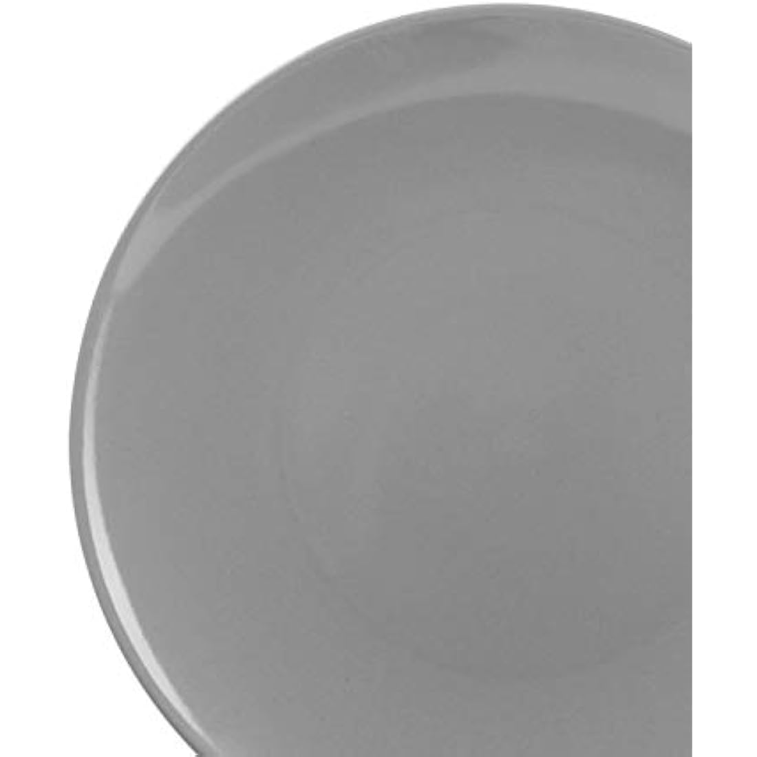 Amazon Basics 18-Piece Stoneware Dinnerware Set - Smokey Grey, Service for 6