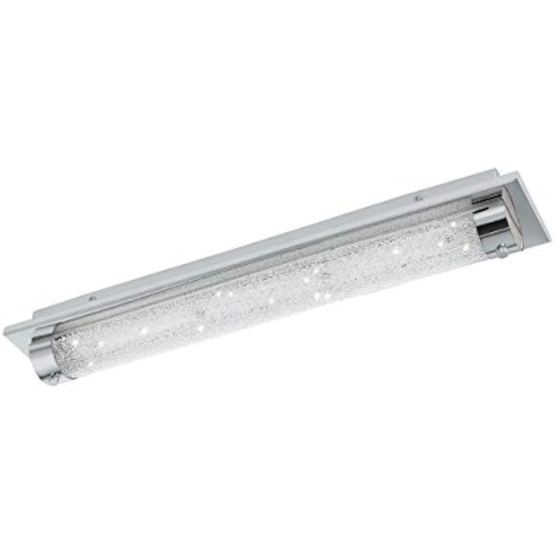 Eglo 97055 TOLORICO LED Bathroom Wall or Ceiling Light in Chrome and Crystal